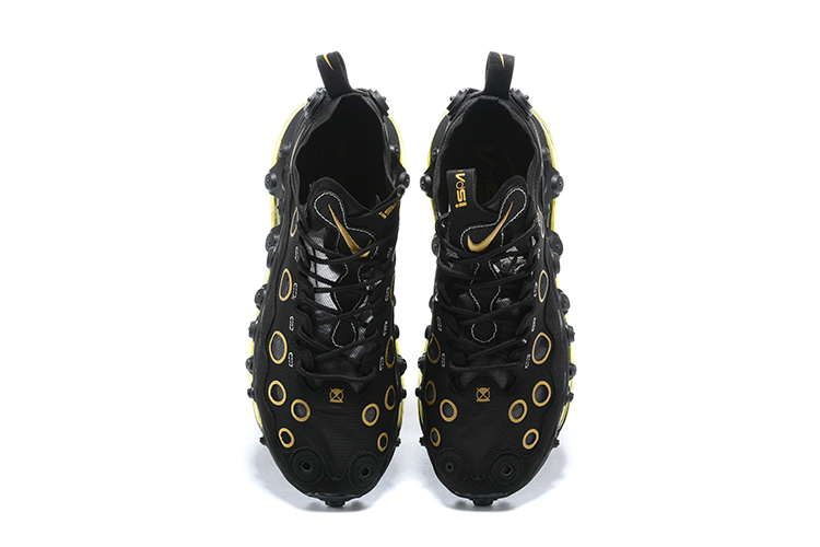 Women Nike Air Max 720 Cow Black Gold Shoes